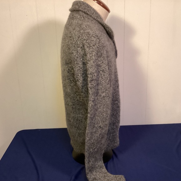 Mens shawl collar sweater made by Environmental Clothing Co made in USA - Picture 3 of 8